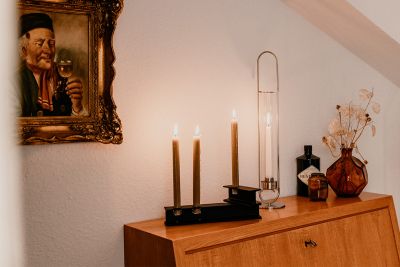 Henry Metall Kerzen Halter