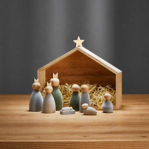 KRYBBE Weihnachtskrippe, 9tlg