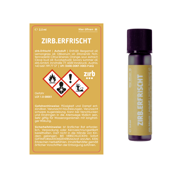 zirb.Erfrischt | Nachfüllung für zirb.Car